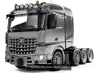 Modern truck set 1 3D Model Pack