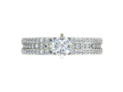 Wedding Ring  3D print model 106