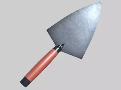 Trowel Low-poly 3D model