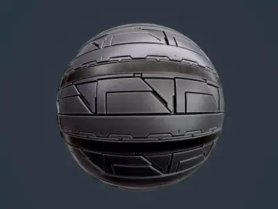 Sci-Fi Military Seamless PBR Texture 135 Texture