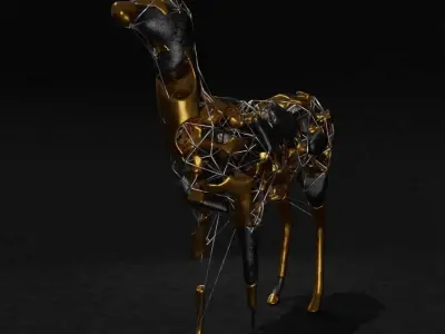 AbstractDeer 3D model