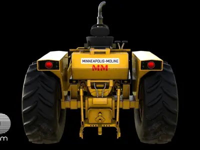 Minneapolis moline Vista G1000 Low-poly 3D model