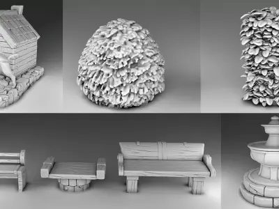 Farm decor Set Part 1 3D print model