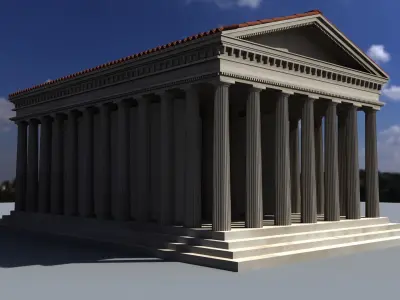 Ancient Temple 3D model order