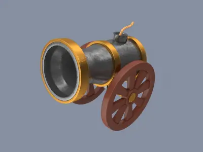  Vintage Battle Cannon 
