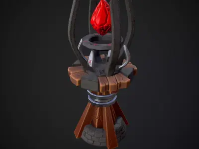 Tower Magic Low-poly 3D model