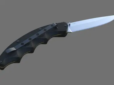 Knife 3D model 23