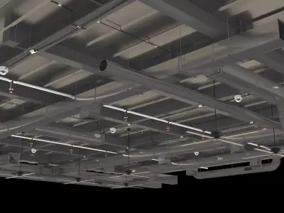 Pipe Ceiling 3D model purchase