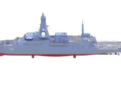 Type 26 Frigate 3D model purchase