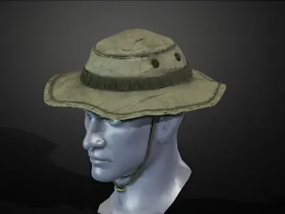 Bonnie hat Low-poly 3D model