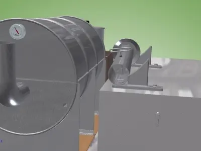 BBQ Smoker-Grill Mobile Free 3D model