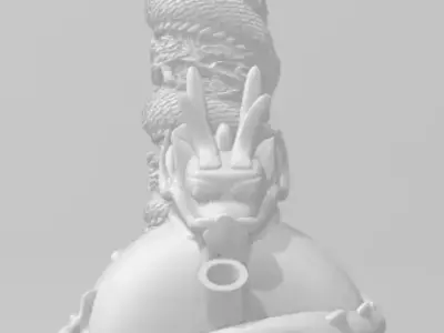 Bong dragon stl 3D model
