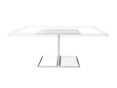 I Beam Coffee Table 3D model