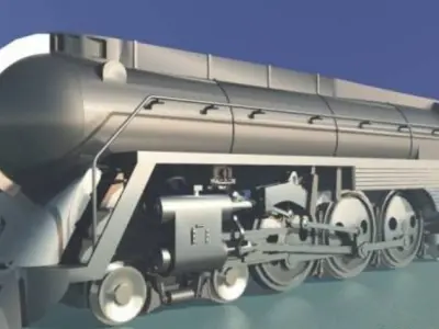 Locomotive steam Free 3D model purchase