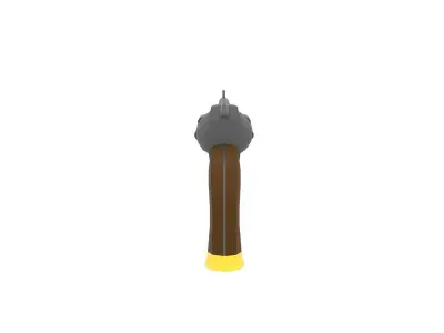 Low Poly Western Colt Free low-poly 3D model
