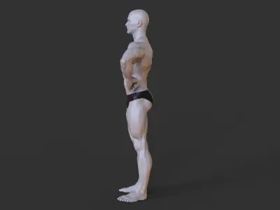 Bodybuilder Pose 3D print model order