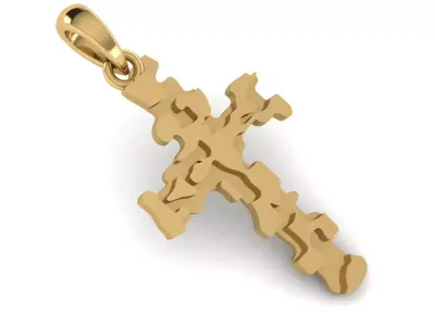 CROSS PENDANT CR197 3D print model