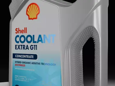 shell coolant  extra 3D model