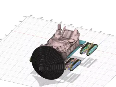 Drill nasa mars rover Free 3D model