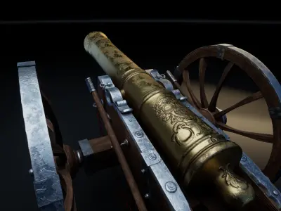 Canon Louis XIV 3D model