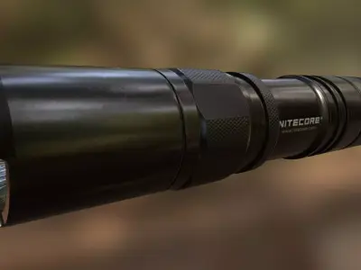 Tactical Flashlight Nitecore MT2C Low-poly 3D model