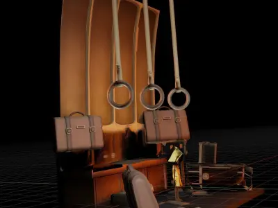 little nightmare game environment 3D model