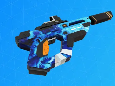 Horizon gun Low-poly 3D model