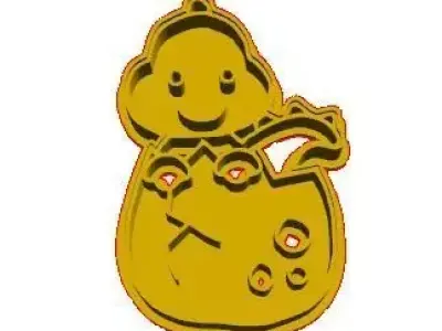 Dino cookie cutter 3D model purchase