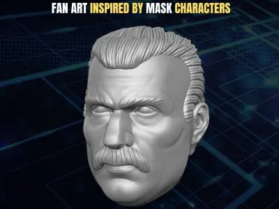 Miles Mayhem Fan art Kit 3D printable for Action Figures 3D print model