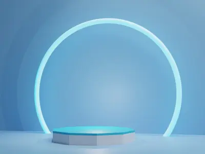 3D background for product 3D model