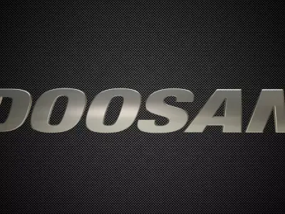 doosan logo 3D model