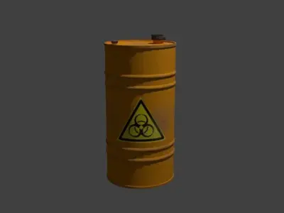 oil tank Free low-poly 3D model buy