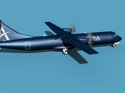 ATR  ATR-72-600 Astra 3D model