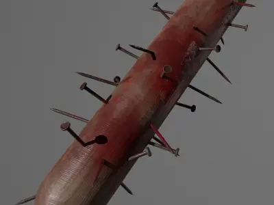 zombie bat Low-poly 3D model