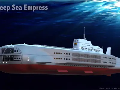 submarine deep-sea-empress 3D model