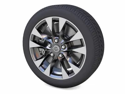 Nissan Sentra Rim 3D Model Low-poly 3D model