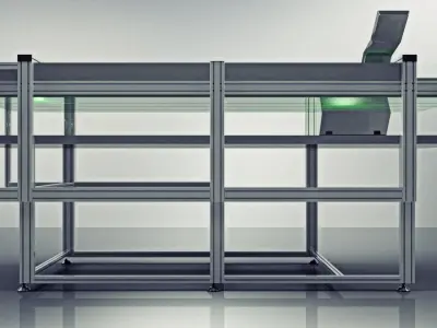 Industrial Conveyor 3D model