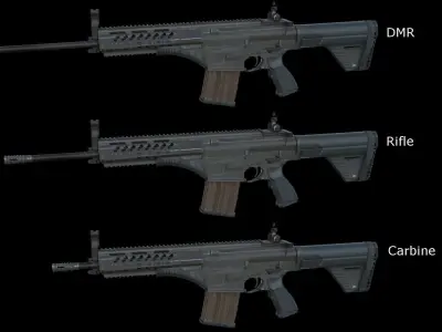 MPT-76 Battle Package Low-poly 3D model