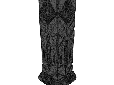 Mystic Stone Obelisk with Glow 3D model