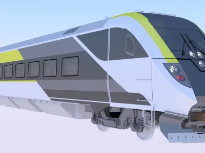 Locomotive Siemens SC-44 and SCV-42 3D Model Pack