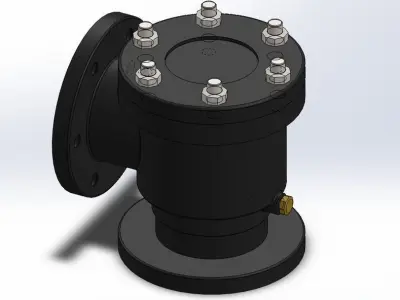 Non return Valve Free 3D model by ankit-panara-1