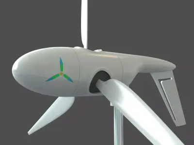 MARINE WIND TURBINE 3D model