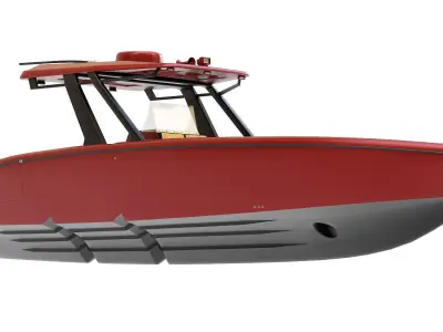 Motorboat  3D model by IgYerm