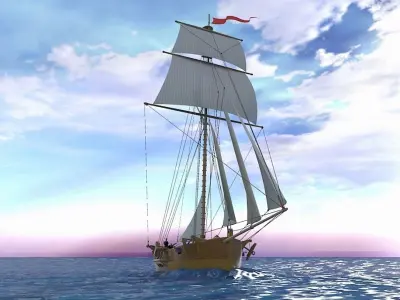 HMS Aldebaran 3D model