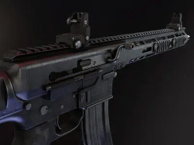 BRN180 Rifle Low-poly 3D model