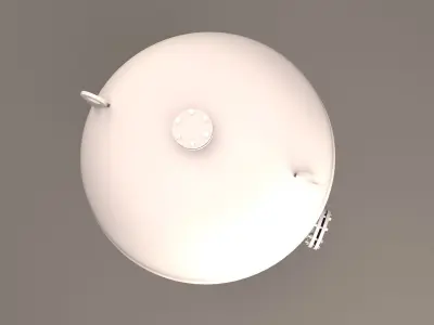 Industrial Tank Air Low-poly 3D model