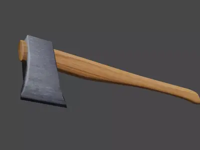 Simple Ax Low-poly 3D model