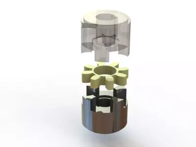 Flexible Coupling Free 3D model