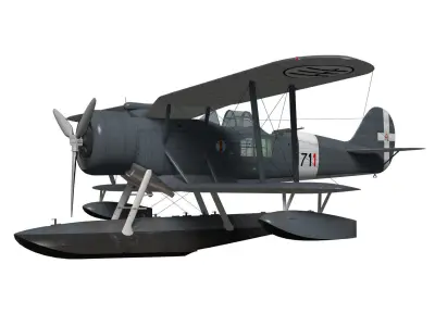 IMAM Ro43 3D model