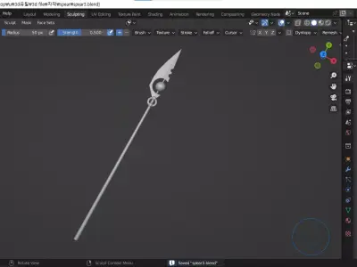 spear3 Free 3D model